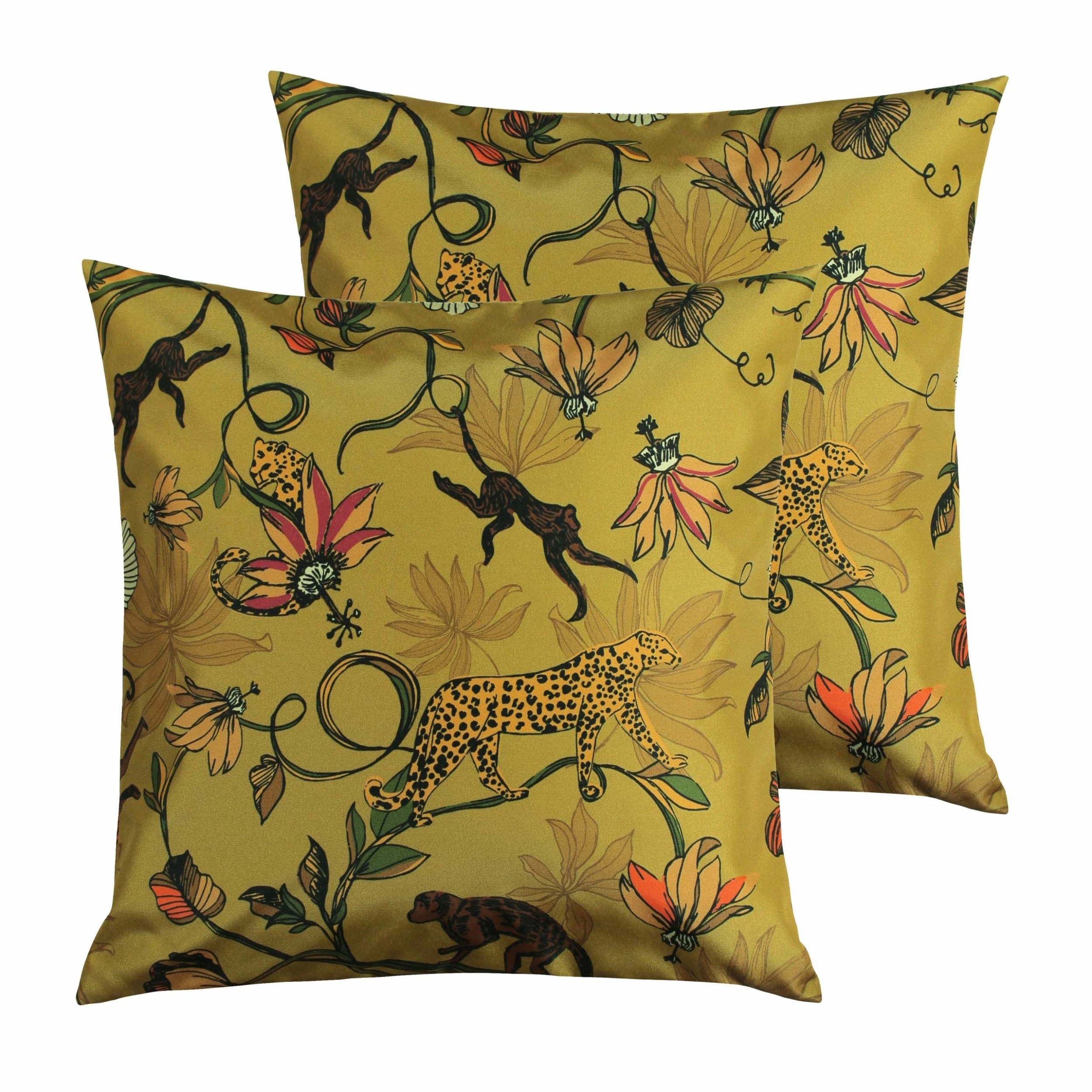 Furn. Wildlife Cushions (Twin Pack) - Gold 1 Furn. Wildlife Cushions (Twin Pack) - Gold