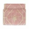 Furn. Bee Deco Geometric Jacquard Hand Towel - Blush
