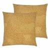 Furn. Hidden Cheetah Cushions (Twin Pack) - Yellow