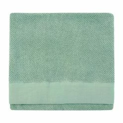 Furn. Textured Weave Bath Towel - Grey