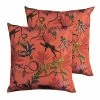Furn. Wildlife Cushions (Twin Pack) - Orange