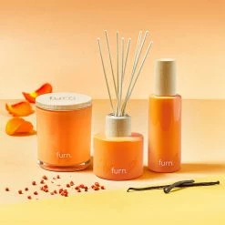 Furn. Kindred Bergamot, Berry, Vanilla & Patchouli Scented Home Fragrance Gift Set - Orange
