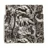 Furn. Winter Woods Animal Jacquard Bath Towel - Charcoal