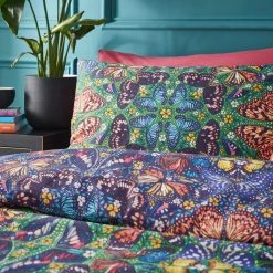 Furn. Papilion Butterfly Reversible Duvet Cover Set - Green -Cheap furn Store d1c671d7b132472ab4e54bde3f8f790d