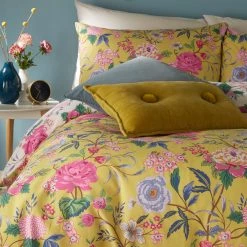 Furn. Azalea Floral Reversible Duvet Cover Set - Yellow -Cheap furn Store db7ce6539e8d4c6a8f0f1e6f0e721687
