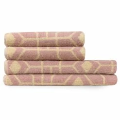 Furn. Bee Deco 4 Piece Towel Bale - Blush