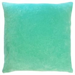 Furn. Tanda Complimentary Colour Cotton Velvet Polyester Filled Cushion - Multicolour