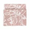 Furn. Everybody Abstract Jacquard Hand Towel - Blush