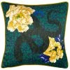 Furn. Serpentine Animal Print Cushion - Blue