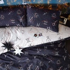 Furn. Zodiac Abstract Reversible Duvet Cover Set - Navy -Cheap furn Store e39d9684628344959699c073f4f529a9