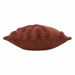 Furn. Kamjo Geometric Cotton Tufted Polyester Filled Cushion - Red -Cheap furn Store ed7948ed384a436884d17bd0a3dc0e4b 1