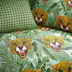 Furn. Untamed Animal Print Duvet Cover Set - Green -Cheap furn Store ed816878c4ce4382bbb3763ab9e5150c