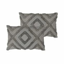 Furn. Orson Cushions (Twin Pack) - Grey