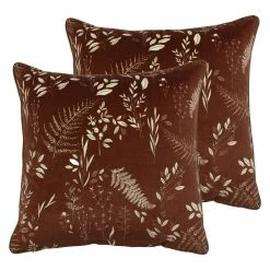 Furn. Fearne Cushions (Twin Pack) - Red