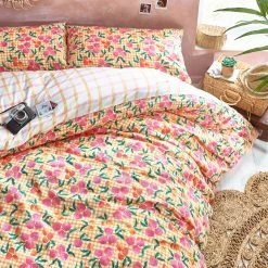 Furn. Juicy Floral Reversible Duvet Cover Set - Multicolour -Cheap furn Store fa2e6db6bc3a4797b5e0244fb09448a5