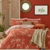Furn. Jaipur Moonlight Roaming Elephant Reversible Duvet Cover Set - Red