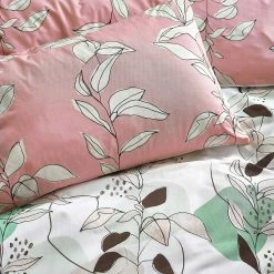Furn. Caliko Climbing Vine Botanical Reversible Duvet Cover Set - Blush -Cheap furn Store fbed0e7ae84d44e1838e8b0446080e9a