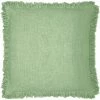 Furn. Korin Fringed Cushion Cover - Green