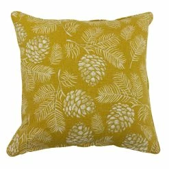 Furn. Irwin 45X45 Poly Cushion Mustard