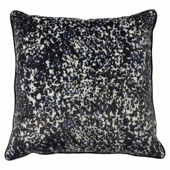 Furn. Mika 50X50 Poly Cushion Blu/Terraco - Blue